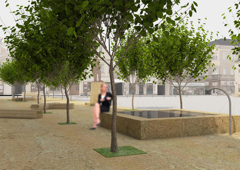 Masarykovo náměstí v Mnichově Hradišti