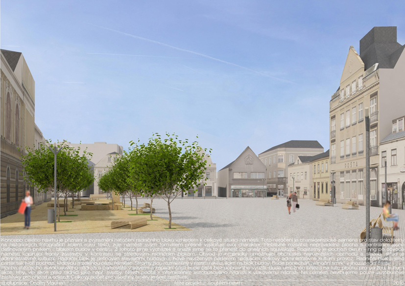 Masarykovo náměstí v Mnichově Hradišti