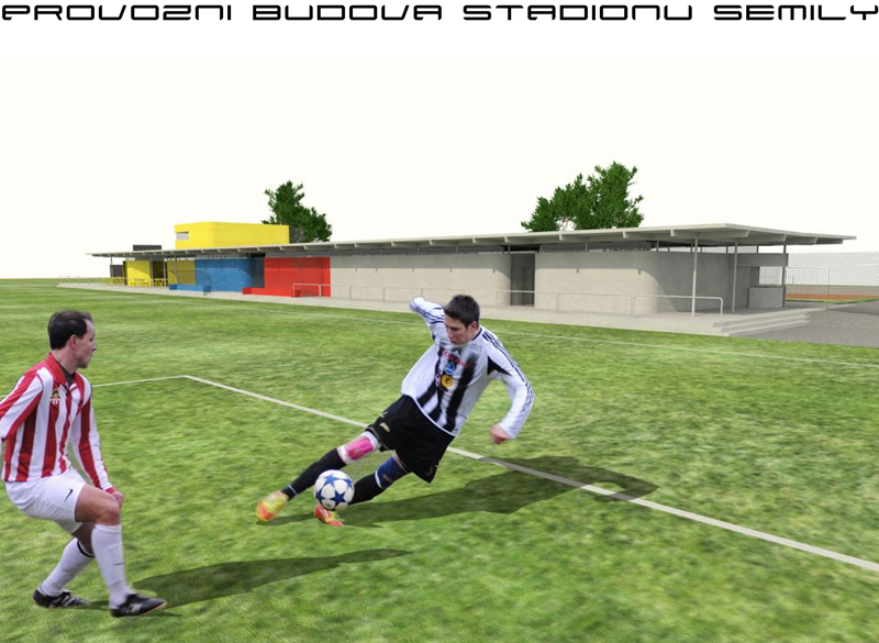 Provozní budova stadionu Semily